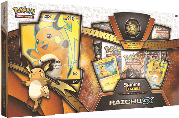 Raichu Gx Shining Legends Special Collection - Pokemon Tcg: Shining Legends Raichu-gx Special Collection (600x600), Png Download