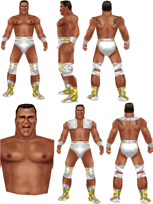Made Towel Longer - Wwf No Mercy Jinder Mahal Caw (609x804), Png Download