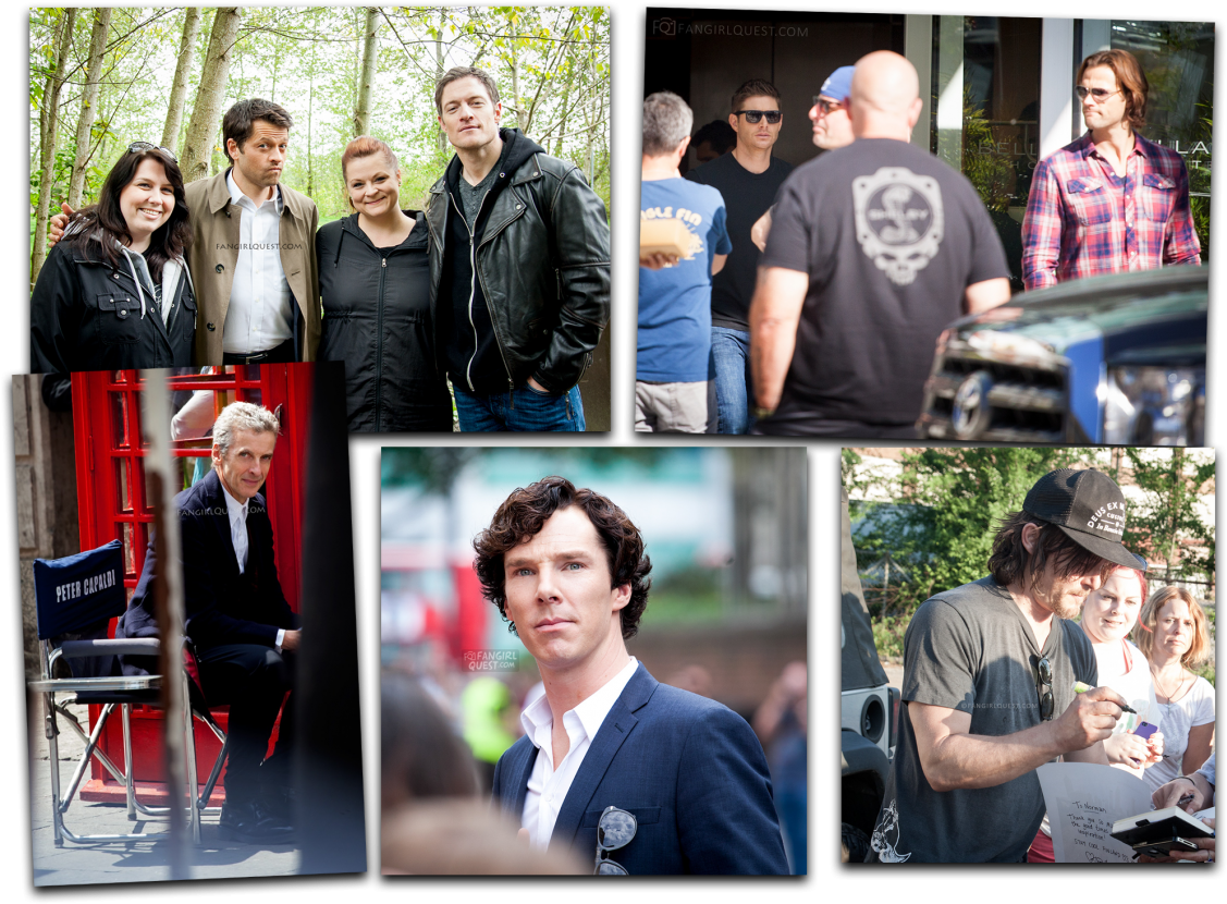 Fangirl Quest Under The Protection Of Misha Collins, - Collage (1200x857), Png Download