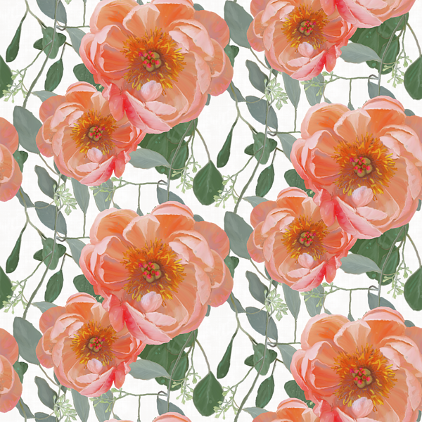 Bleed Area May Not Be Visible - Seeded Eucalyptus Artwork (600x600), Png Download