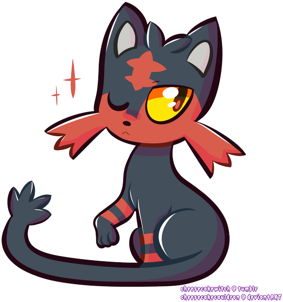 I Love This Cute Lil Kitten - Litten Cute (600x614), Png Download
