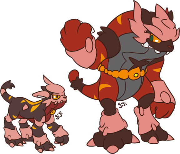 Litten - Pokémon (576x494), Png Download