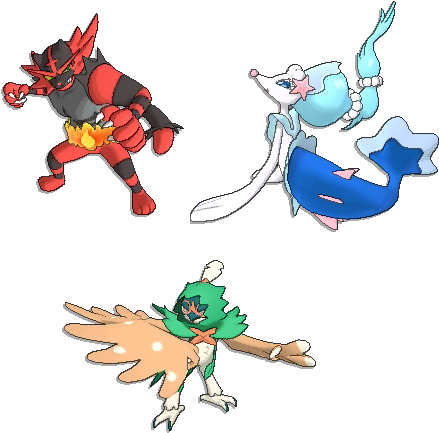 Robin Hood Owl And Mermaid Clown Are Actual Pokemon - Pokemon Soleil Et Lune Pokedex (497x451), Png Download
