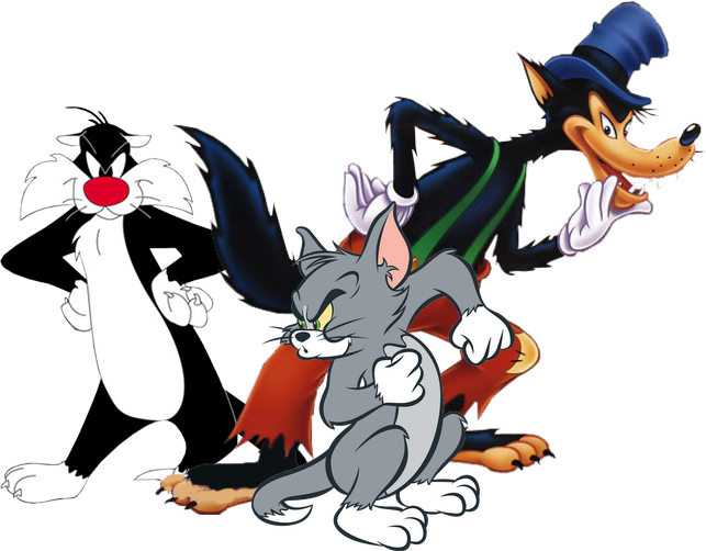 Predators - Big Bad Wolf Cartoon (643x502), Png Download