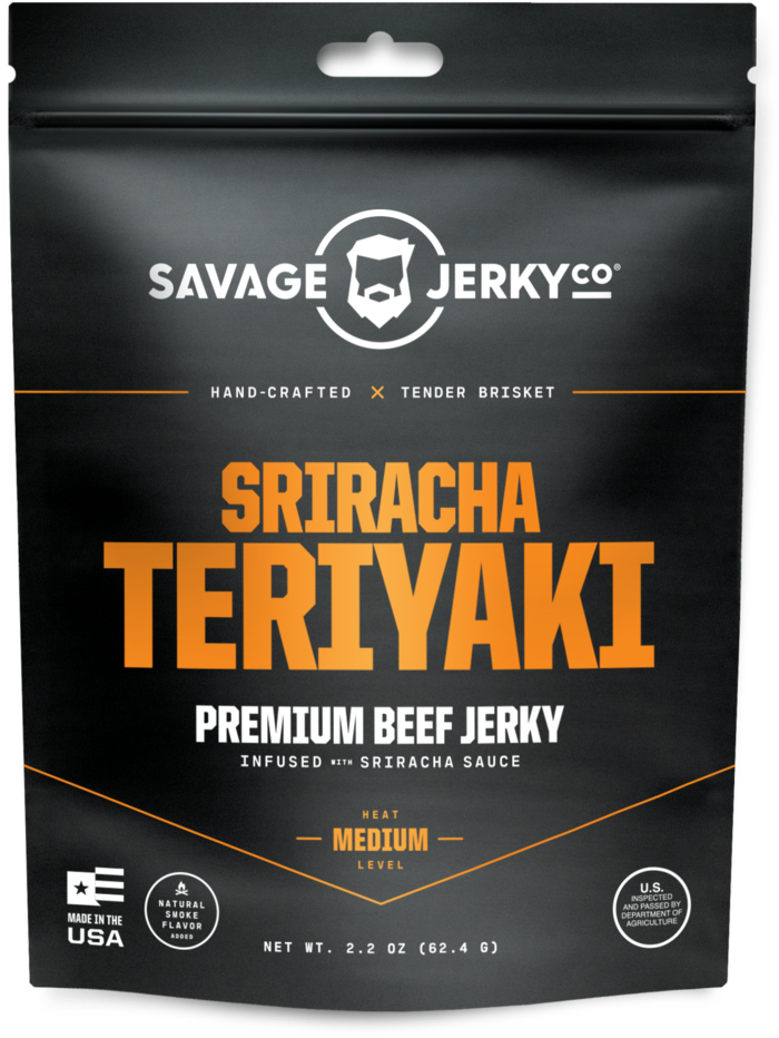 Sriracha Teriyaki - Jerky (789x1024), Png Download