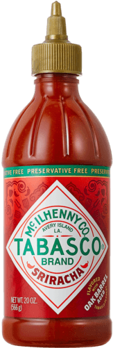 Tabasco Sriracha Sauce - Tabasco Sriracha (250x500), Png Download