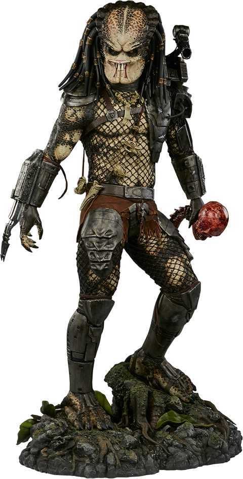 Predator Jungle Hunter Maquette Silo - Predator - Jungle Hunter Maquette (480x943), Png Download