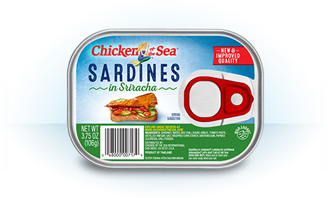 Sardines In Sriracha - Chicken Of The Sea Smoked Oysters In Oil - 3.75 Oz. (467x282), Png Download