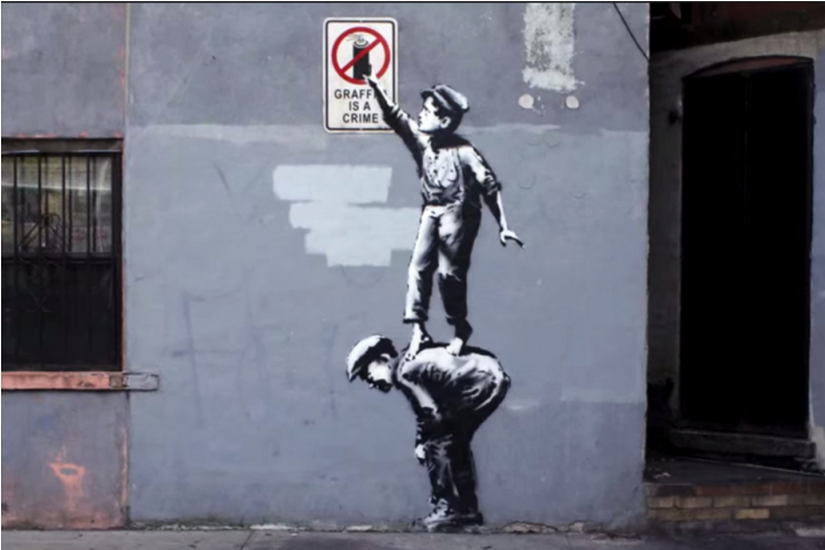 Banksy New York (750x750), Png Download