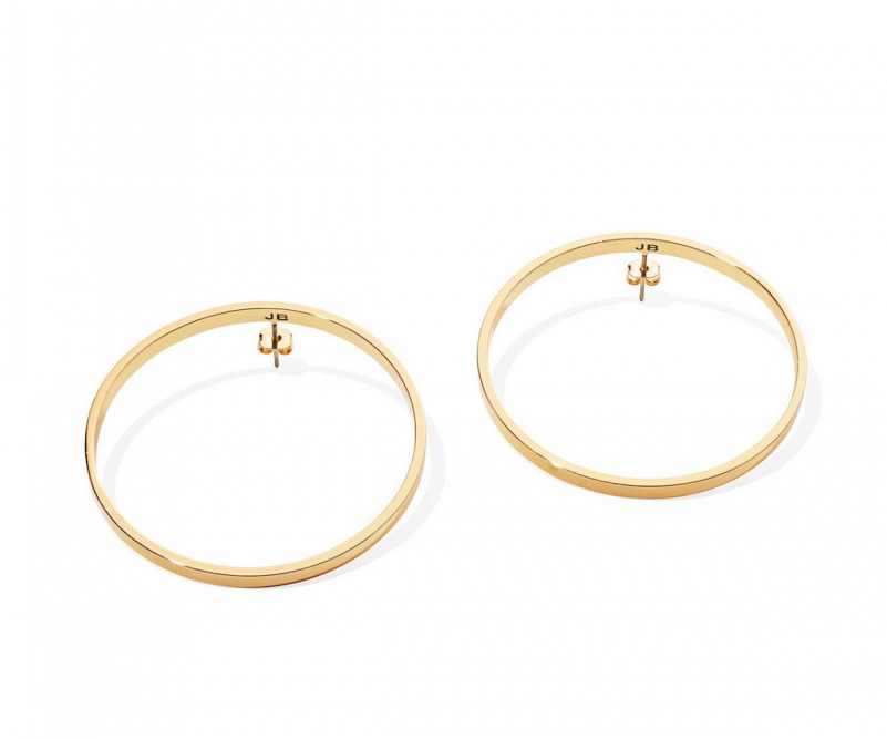 Jenny Bird Hula Hoops In Gold - Bangle (800x1000), Png Download