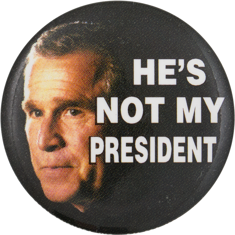Bush He's Not My President - Zazzle Klagen Sie Trumpf An Poster (1000x870), Png Download