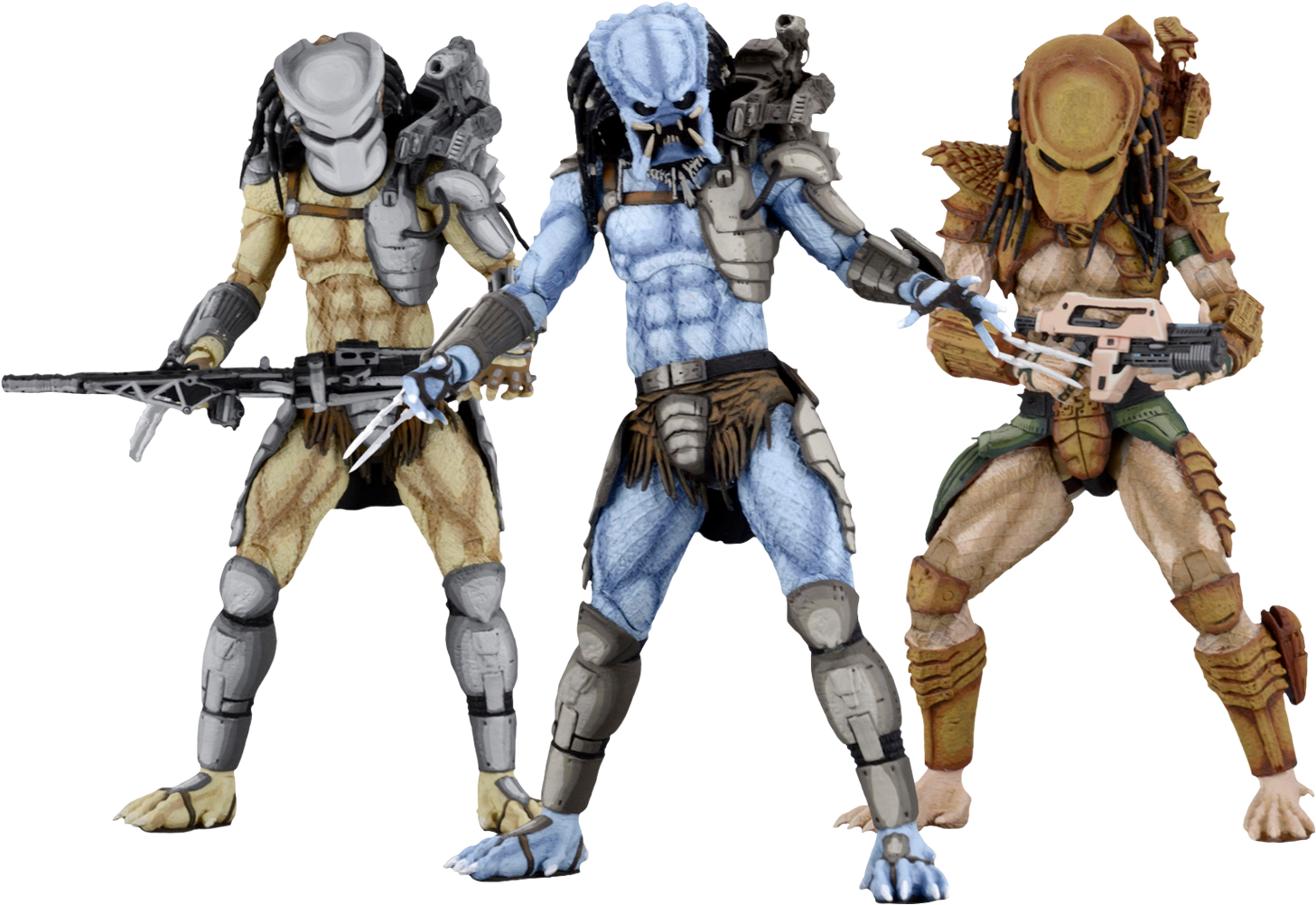 Warrior Predator Png High-quality Image - Neca Avp Arcade Figures (1500x1001), Png Download