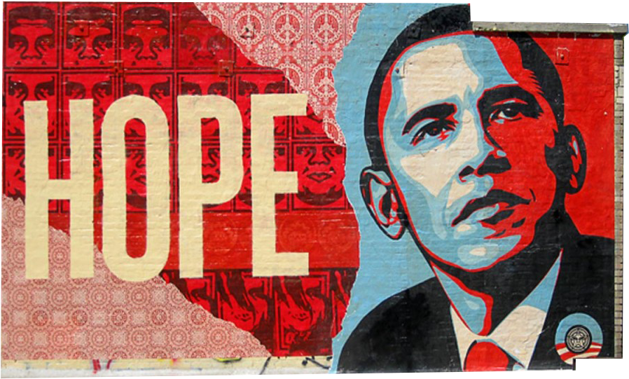 Hope, Obey - Yes We Can Obama T Shirt (1024x682), Png Download