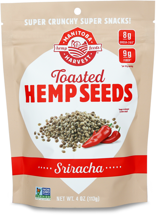Toasted Hemp Seeds Sriracha - Manitoba Harvest - Toasted Hemp Seeds Sriracha - 4 (1000x1000), Png Download