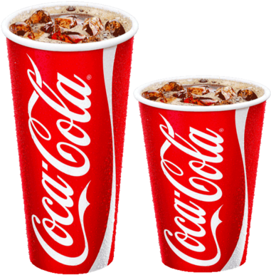 Fountain Drink - 12oz Coke Paper Cup (400x400), Png Download