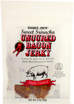 Image - Http - //designassets - Traderjoes - Com/uploads/wn - Trader Joes Sweet Sriracha Uncured Bacon Jerky (pack (355x392), Png Download