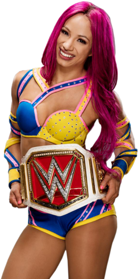 Sasha Banks Raw Womens Champion 2017 By Lunaticdesigner - Sasha Banks Raw 2017 (1024x576), Png Download