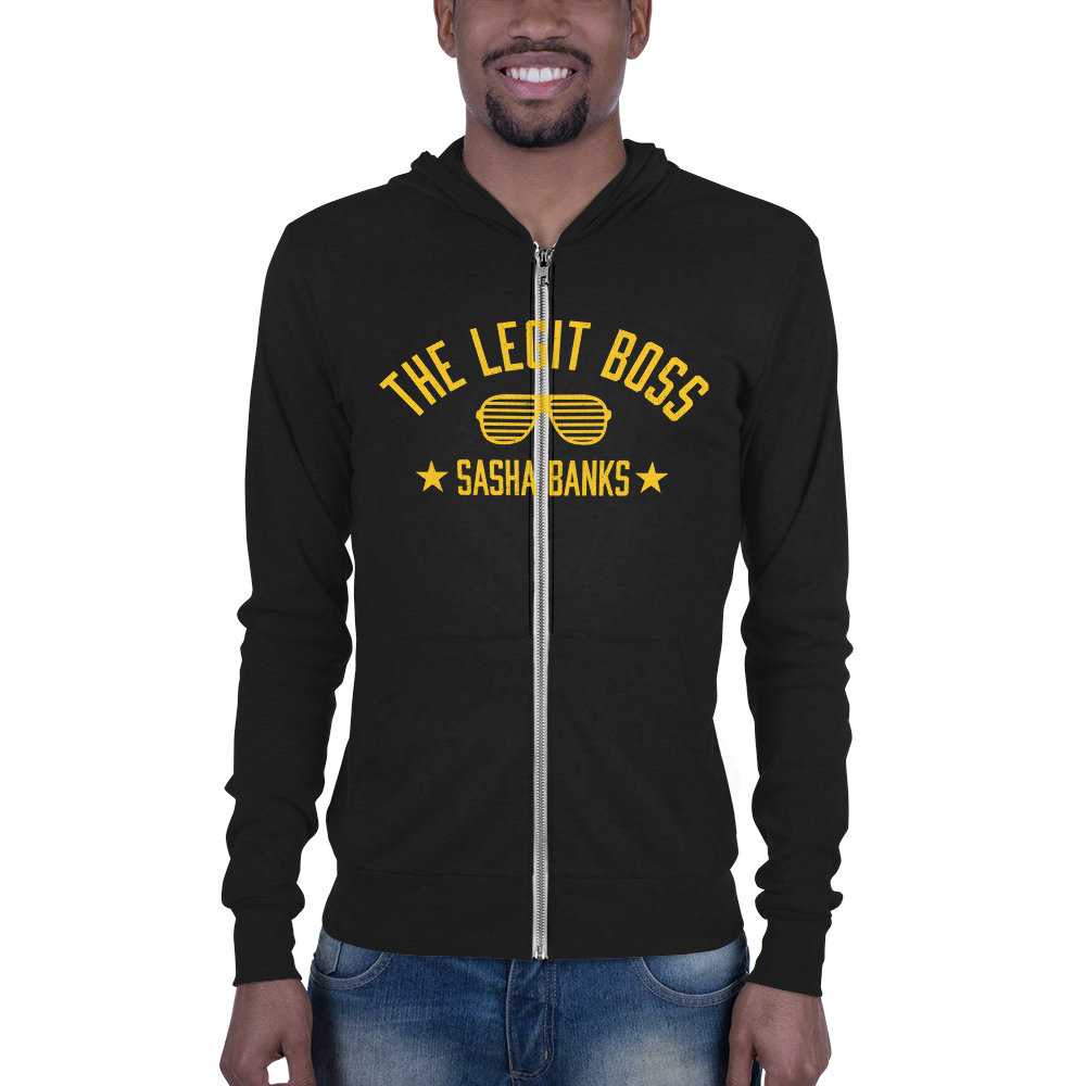 Sasha Banks "the Legit Boss - Hoodie (1000x1000), Png Download