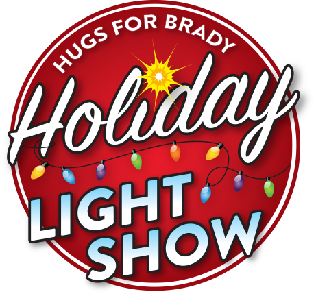 Hugsforbrady Holidaylightshow Logo - Hugs For Brady Light Show (461x429), Png Download