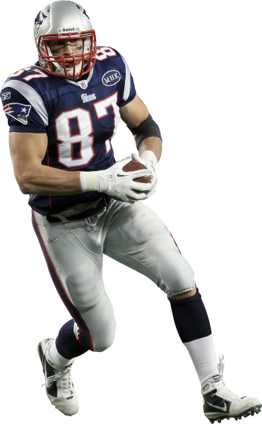 Rob Gronkowski Render Comments - Rob Gronkowski Transparent Patriots (371x600), Png Download