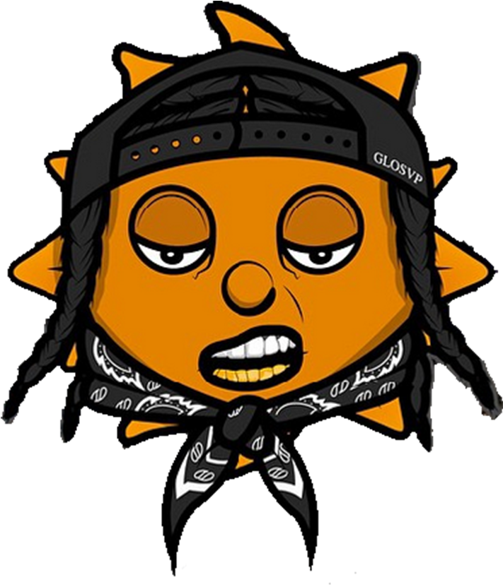 Glo Gang Chief Keef Emojis - Asap Rocky Glo Gang (1000x1000), Png Download