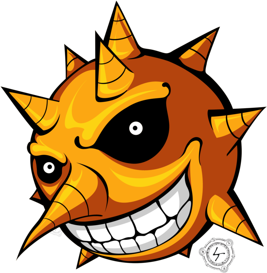 Moon Clipart Soul Eater - Soul Eater Sun Png (890x898), Png Download