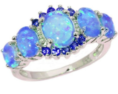 Image Mini Magick20180130 35205 I4qkhi - Opal Sapphire Ring (400x400), Png Download