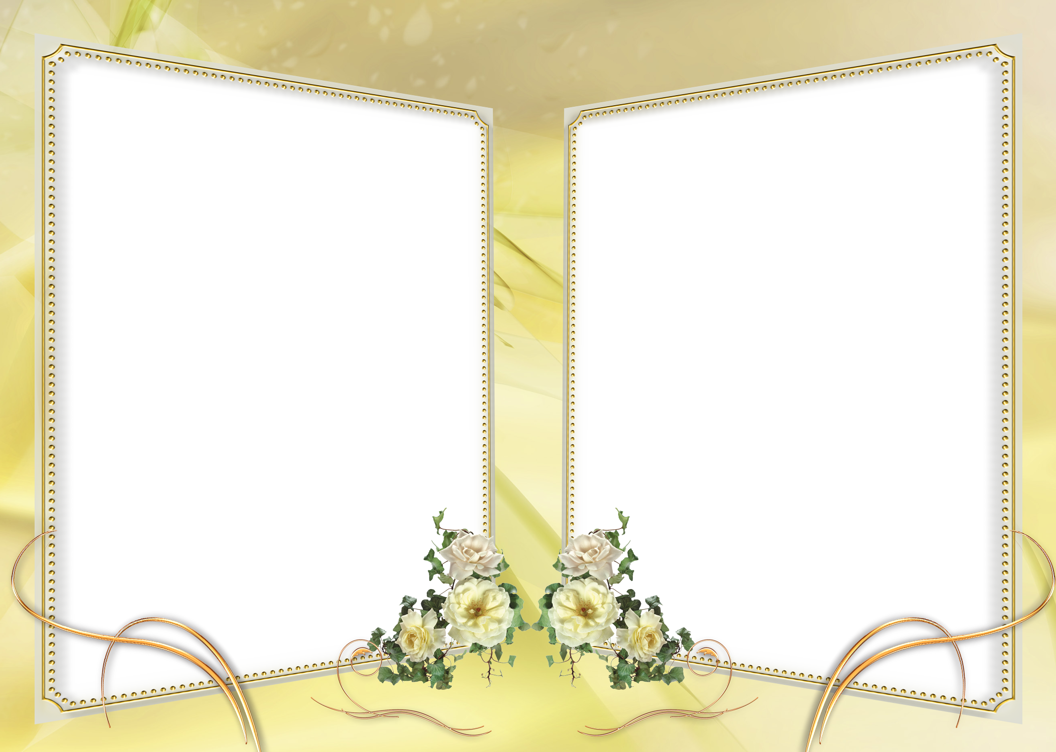 Wedding Photo Frame - Wedding Photo Frame Png (2106x1500), Png Download