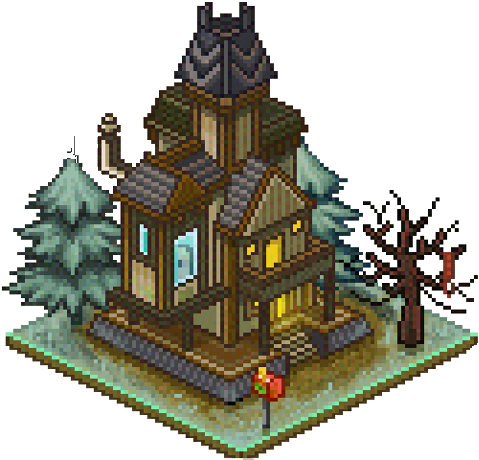 Hauntedhouse - Castle (518x480), Png Download