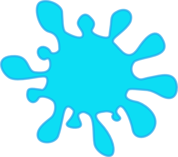 Water Splash Clip Art At Clker Com Vector Clip Art - Splash Clip Art (600x529), Png Download