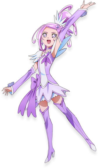 Pretty Cure Movie Cure Sword Pose2 - Magical Girl Sword (552x589), Png Download