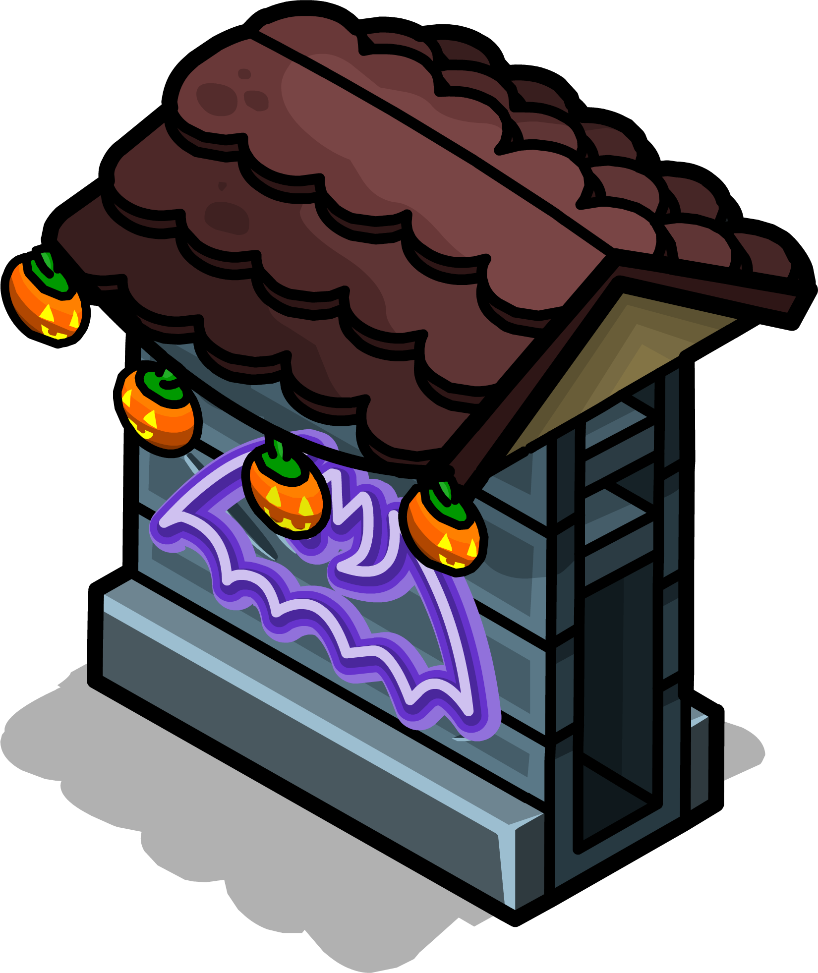 Haunted House Wall Sprite 010 - Wall (1650x1963), Png Download