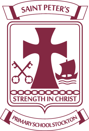 Stockton St Peter's Primary School Crest - St Peters Stockton Logo (300x439), Png Download