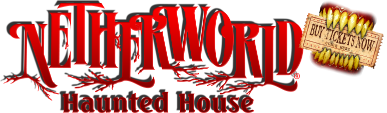 Netherworld Haunted House - Netherworld Haunted House Logo (773x226), Png Download
