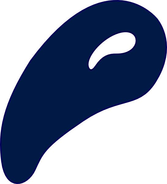 Dark Blue Clipart Blue Splash - Clip Art (546x599), Png Download