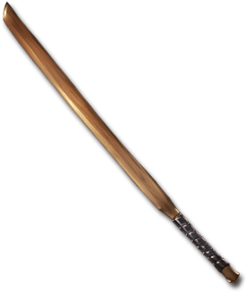 Wooden Sword - Fire Axe Handle (462x400), Png Download