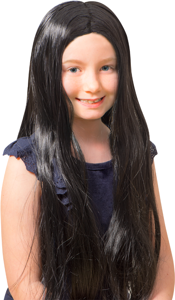 Black Wig & - Isabel Raad Paradise Hotel 2018 (689x1014), Png Download