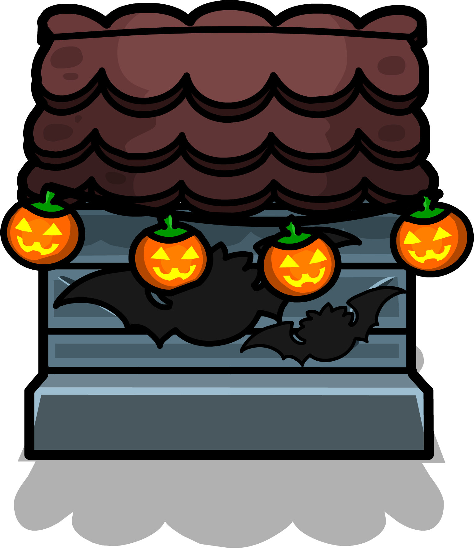 Haunted House Wall Sprite 008 - Wall (1528x1764), Png Download