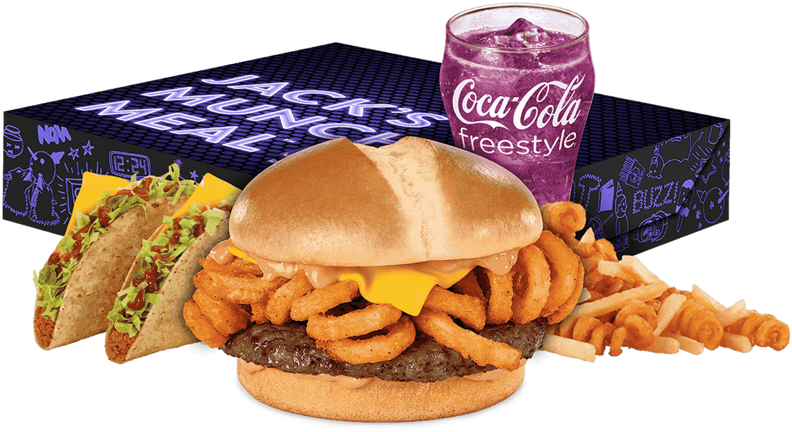 Jack Box On Twitter - Jack In The Box Meal (1200x1200), Png Download