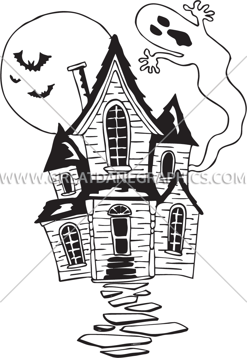 Haunted House (825x1198), Png Download