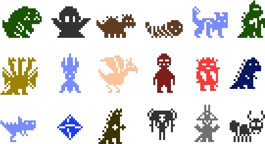 Sprites Mothra (600x344), Png Download