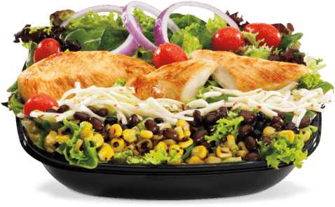 Jack In The Box Southwest Chicken Salad - Ensaladas De Jack In The Box (640x460), Png Download