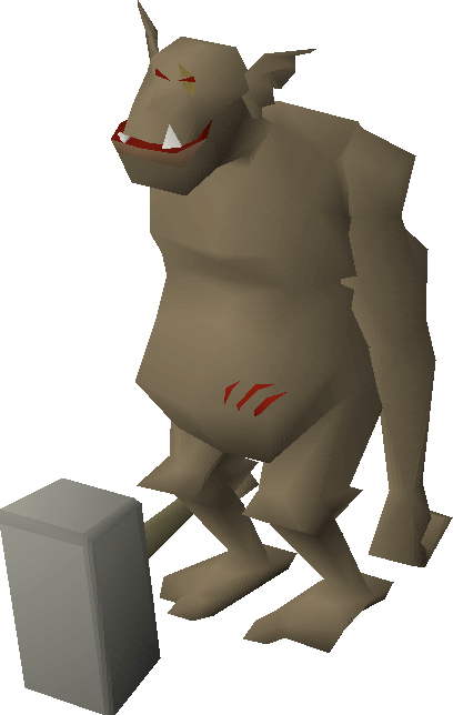 Arrg - Osrs Troll (408x644), Png Download