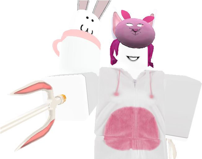 Kaniini - Roblox Paper Plate Bunny (720x514), Png Download