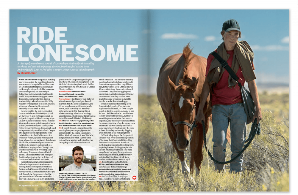 In The May 2018 Issue Of Sight & Sound - Lean On Pete (1000x675), Png Download