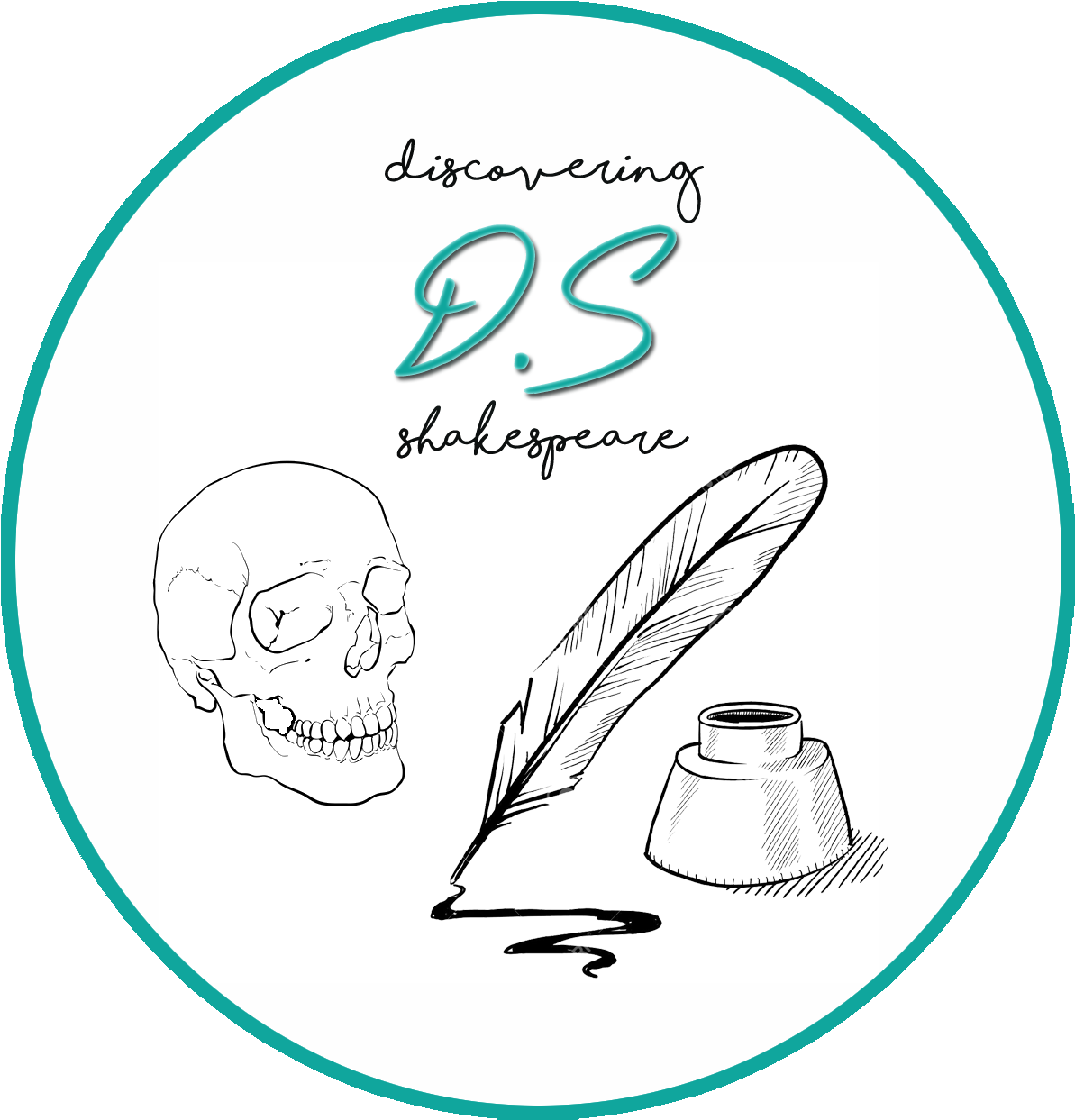 Discovering Shakespeare - Feather Pen Drawing Easy (1340x1305), Png Download