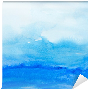 Color Strokes Watercolor Painting Art Wall Mural • - Painting (400x400), Png Download