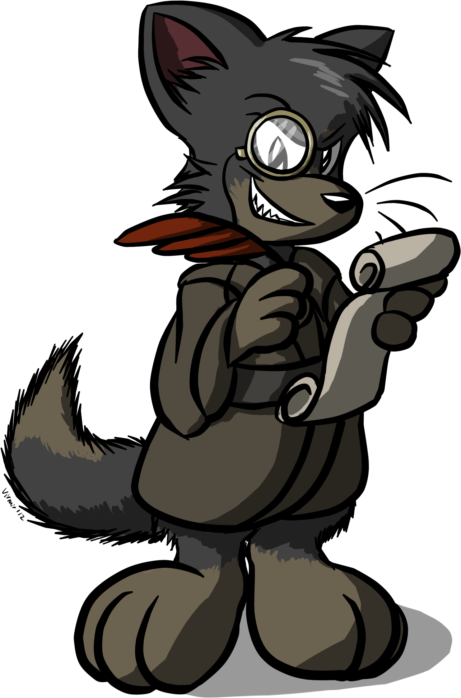 Big Version - Tasmanian Devil Anthro (1948x2478), Png Download