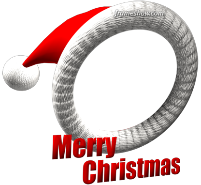 Santa Claus Photo Frame E-card - Feliz Navidad Png Frames (416x382), Png Download