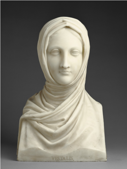Herm Of A Vestal Virgin, Antonio Canova Goddess Of - Vestal Virgin (938x584), Png Download